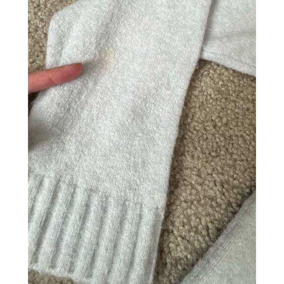 Rails Perci Cashmere Cotton Blend Baby Blue White Star Crewneck Sweater X-Large - Picture 8 of 10